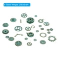 thumbnail image 2 of Uxcell 200Gram Metal Gears Charm Wheel Gears Charm Pendant, Green, 2 of 5