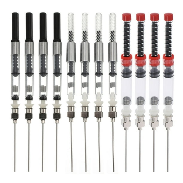 12 unidades de relleno de tinta para pluma estilográfica, absorbente de tinta para pluma estilográfica.