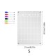 thumbnail image 1 of TYU047-088 Tablero de mensajes de notas de planificación semanal de acrílico transparente magnético estéreo, adhesivo magnético borrable para refrigerador, 1 of 6