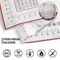 thumbnail image 5 of Oversize 80/70/60cm Silicone Baking Mat Pastry Rolling Kneading Pad Kitchen Crepes Pizza Dough Non-stick Pan Pastry Mat, 5 of 5