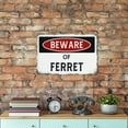 thumbnail image 5 of Beware of Dragon Vintage Metal Tin Sign Decor Retro Funny Aluminum Sign For Home Garage, Basement Wall Decorations, 5 of 5