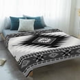 thumbnail image 4 of Gray Boho Blanket Soft Cozy Warm Throw Blanket for Couch, Plush Fuzzy Flannel Fleece Blankets for Sofa, Southwestern Ethnic Abstract Geometric Bed Blankets Lightweight Gifts for Women, 30"x40", 4 of 9