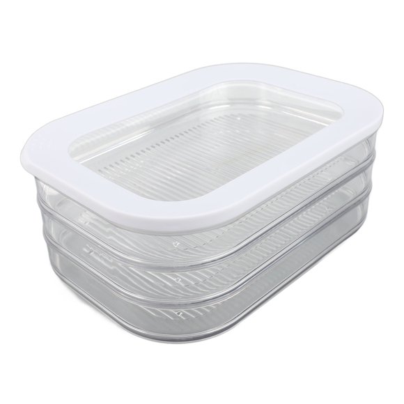 Deli Meat Container, Large Capacity Thickened Bacon Lunch Meat Container Professional Reusable Rectangular Airtight with Lid for Kitchen