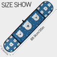 thumbnail image 3 of Yayeee Double Oven Mitt Kitchen Heat Resistant Baking 35" x7" Quilted Glove, Blue Polar Bear, 3 of 6