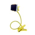 thumbnail image 1 of ziyahi Plastic Mobilephone Clip Holder Portable Reusable Removable Adjustable Neck Protection Kitchen Table Headboard Bracket Yellow, 1 of 1