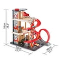 thumbnail image 3 of Hape Gearhead Stunt Garage Wooden High-Rise Car Parking Lot Kid's Playset, 3 of 8
