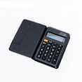 thumbnail image 4 of tooloflife Premium Mini Pocket Calculator with Leather Cover for Basics Budgeting Business Working Black, 4 of 8