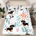 thumbnail image 2 of Homewish Cartoon Dachshund 4-Piece Full Size Sheets for Preppy Children Kids,Dreamy Princess Bed Sheets,Kawaii Animal Lightweight Sheet Sets,Luxury Bedroom Decor, 2 of 7