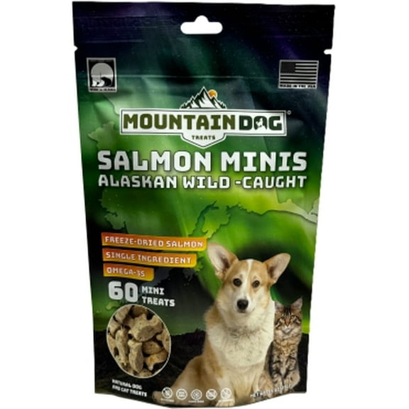 Mini Freeze Dried Salmon Treat 60pc