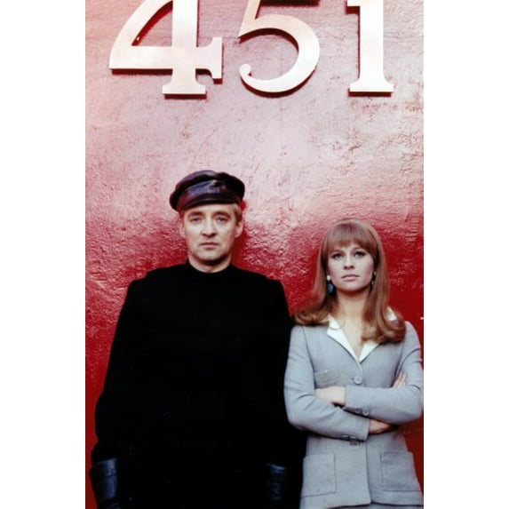 Fahrenheit 451 Movie Poster Reprint 27Inx40In for any room 27x40 Square Adults Best Posters