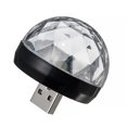 thumbnail image 2 of Mini Bola de discoteca LED portátil con USB lámpara de fiesta Tmvgtek en casa proyector de decoración de Navidad espejo giratorio Bola de discoteca, 2 of 9