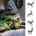 thumbnail image 5 of Light-Up Christmas Reindeer Outdoor Decoration – Weather-Resistant Holiday Yard Ornaments with LED Lights for Lawn, Garden, or Porch, 5 of 5