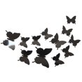 thumbnail image 1 of 12pcs 3D Stereo Simulation Scalewing Bedroom Sticker PVC Decorative Wall Decal Removable Home Decoration, 1 of 7