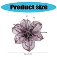 thumbnail image 3 of Crystal Flower Artistic Applique for Hair Clip Clothes Hat Sewing Brooch Scarf Wedding Dress Decors Accessories, 3 of 5