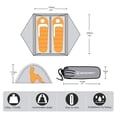 thumbnail image 2 of Tienda de campaña Bessport para 2 personas, impermeable y resistente al viento, 2 of 7