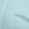 thumbnail image 1 of oneOone Rayon Light Blue Fabric Orange Sewing Material Print Fabric By The Yard 56 Inch Wide, 1 of 4