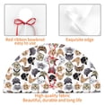 thumbnail image 4 of Sikiie Cute Cats 30-48 inches {designName} Print Christmas Tree Skirt Snowman Xmas Tree Skirt with Edge Christmas Decorations for Holiday Party36", 4 of 7