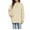 Khaki, variant on Leesechin Womens Solid Color Rain Jacket Loose Fit Outdoor Hooded Windproof with Pocket Coat
