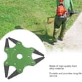 thumbnail image 5 of Steel Cutter Head Steel Trimmer Head 6 Teeth Sturdy Grass Trimmer Blade Durable Steel Razor Trimmer Head Flexible Professional Blade Easy Cutting for Lawn Weeding Garden�?reen�?, 5 of 5
