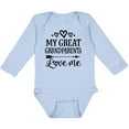 thumbnail image 3 of Inktastic My Great Grandparents Love Me Boys or Girls Long Sleeve Baby Bodysuit, 3 of 5