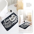 thumbnail image 7 of Cute Cat Bathroom Mat, Extra Soft and Absorbent Bath Rugs, Machine Wash Dry, Non-Slip Carpet Mat for Tub, Shower, and Bath Room, 20x31, Cat, 7 of 7