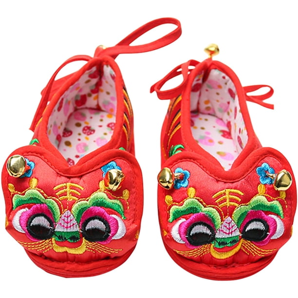 1 par de zapatos cálidos para bebés zapatos para caminar para caminar zapatos de tigre zapatos de invierno
