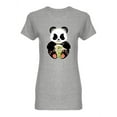 thumbnail image 1 of Panda Eating Ramen Shaped Tee Women's -Image by Shutterstock, 1 of 2