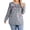 Grey Pink Floral, variant on Weardear Plus Size Tops for Women Pleated Puff Long Sleeve Shirts Fall Tunic Top