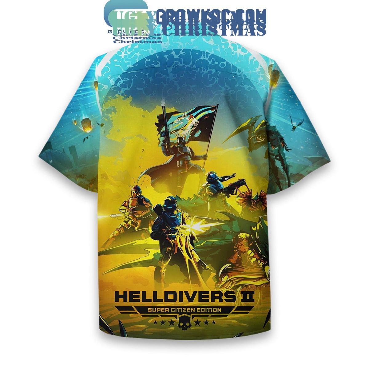 Helldivers II Super Citizen Edition Hawaiian Shirts