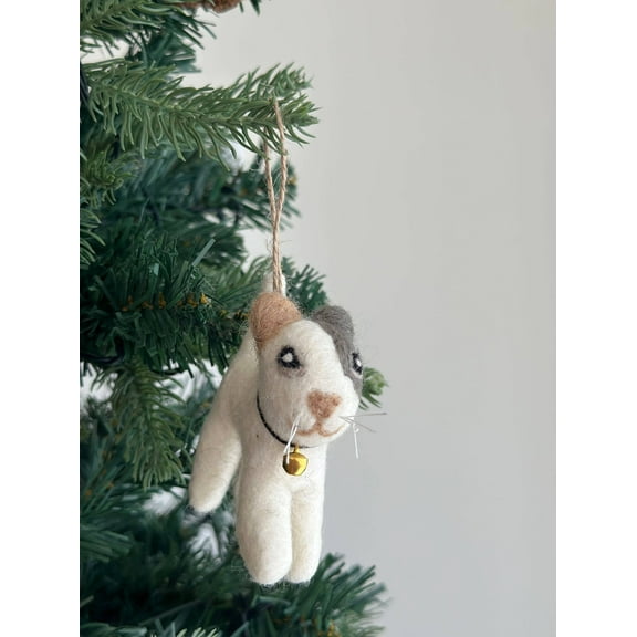 Felt Ornament - Playful Cat