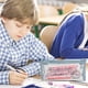 thumbnail image 3 of Bolsa grande transparente para lápices, organizador de material de oficina simple, azul, 3 of 5