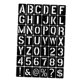42Pcs Letter Stencils Symbol Templates Drawing Templates Home Decor ...