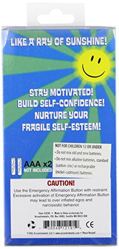 Emergency Affirmation Button by Accoutrements 12191 for sale online 