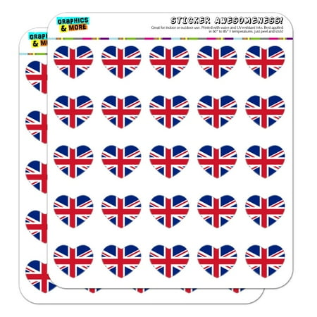 Jack Flag Stickers - United Kingdom Great Britain Union Jack Country Flag 1