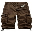 thumbnail image 3 of Button-Zipper Closure Cargo Shorts for Men with Pockets, 3 of 4