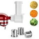 thumbnail image 1 of Accesorio rebanador y triturador para batidora de pie KitchenAid con 5 cuchillas, accesorio rallador de queso, rebanador Fresh Prep, accesorios para ensaladeras de verduras más grandes para KitchenAid, 1 of 7