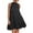 Black, variant on IROINNID Fit&Flare Dress For Women Sleeveless Round Neckline Summer Backless Above Knee Dress Strapless Solid Color Dress