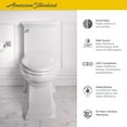 thumbnail image 6 of American Standard Town Square S 1-Piece 1.28 GPF Single Flush Elongated Toilet in Linen, Seat Included, 6 of 7