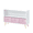 Pink/White, variant on IVV Kids Bookcase Storage Shelves, 6-Cube Organizer Wooden Open Bookshelf with 3 Collapsible Fabric Drawers, Gray/White