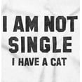 thumbnail image 2 of I am Not Single I Have a Cat Funny Women's Plus Size Graphic Tee Brisco Brands 2X, 2 of 5