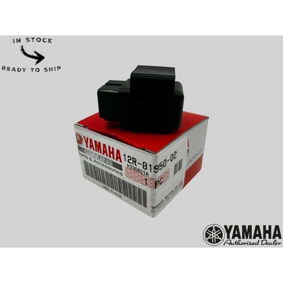 Yamaha Genuine OEM Authentic Starter Relay Assembly 12R-81950-02-00