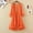 Orange, variant on Women Cardigan Lace Light Coat Womens Seven-button sleeves Crochet Sheer Beach Cover Ups Long Kimono Black,L
