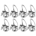 thumbnail image 1 of Shisuyan 8 Pcs Cure-Tétons en Acier Inoxydable Ajustable Fournitures de Guitare, 1 of 8
