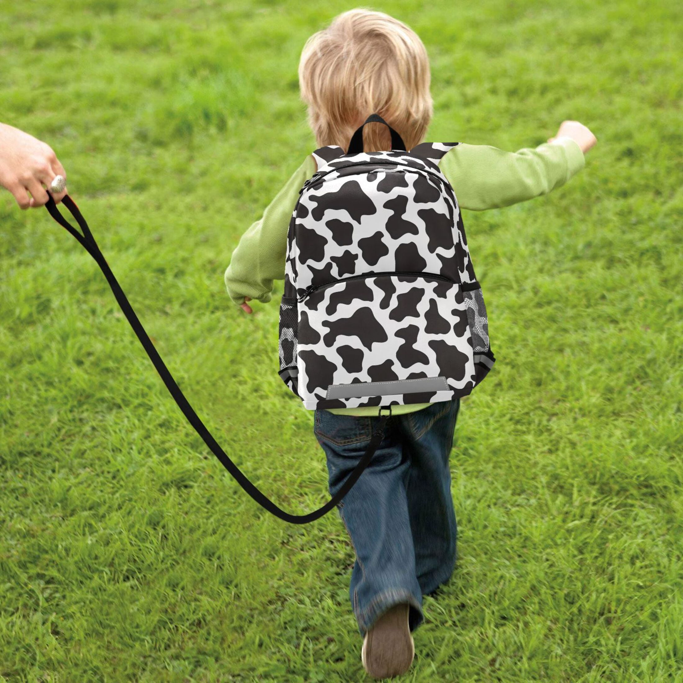 ALAZA Cow Print School Backpack Elementary Student Bookbag