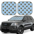 thumbnail image 1 of Saiise German Shepherd Puppy for Foldable Car Sun Shades (2-Pack) Offer Sun Protection with an Easy-fold Design for Convenient Windshield Shading-Small, 1 of 6
