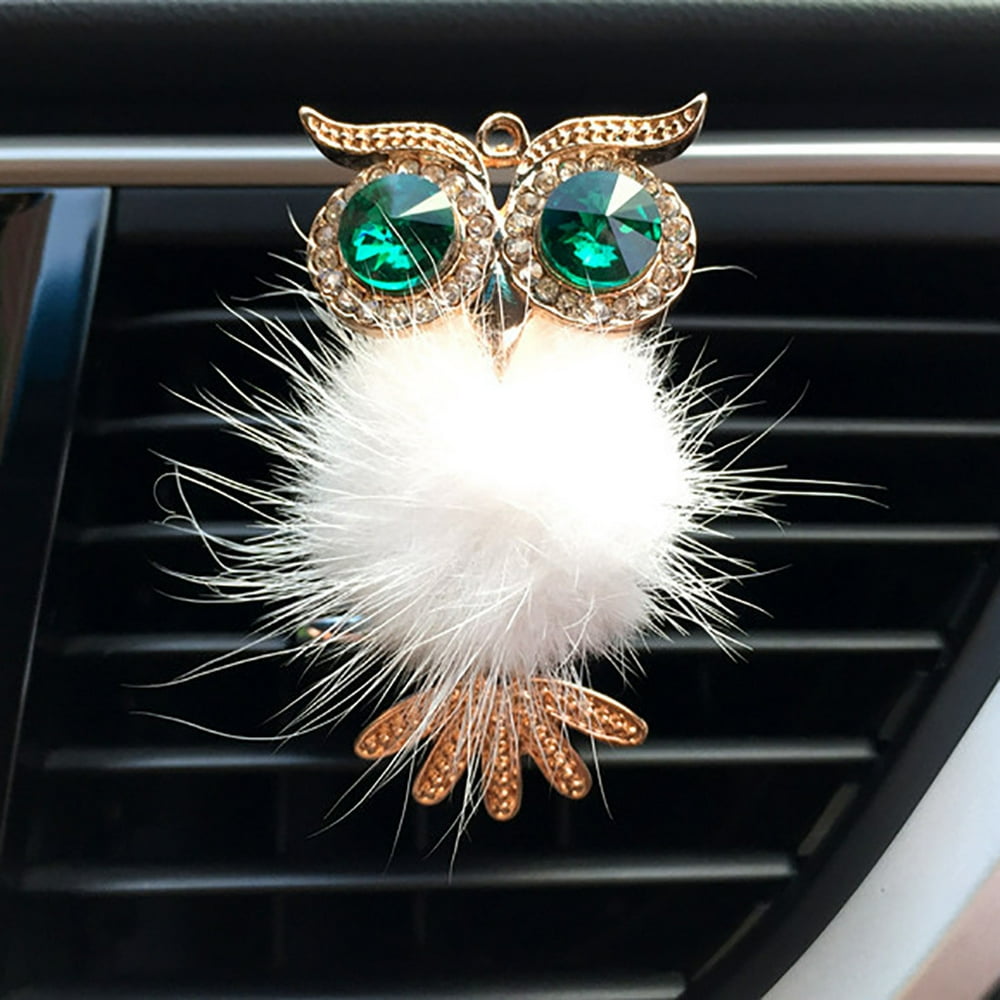 1 PC Diamond Owl Car Air Freshener Clip Scent Aroma Car Accessories