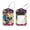 multicolored 2, variant on PhooArto 2 Pcs Luggage Tags, Bees and Daisy Flowers Privacy Cover ID Label with Stainless Steel Loop and Address Card for Travel Bag Suitcase