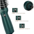 thumbnail image 6 of Aima Beauty Hair Dryer Brush Dual Voltage Worldwide Travel Blow Dryer Brush Hot Air Brush with Oval Barrel 360°Airflow for Smooth,Negative Ionic Frizz-Free Drying/Straightening/Voluming, Dark Green, 6 of 8
