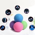 thumbnail image 4 of lionlar Double Myofascial Massage Ball Point Pain Release Blue, 4 of 8