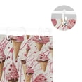 thumbnail image 5 of Yayeee Shower Curtain with Hooks 72"x72" Waterproof Fabric Bathroom Hanging Decor, Pink Ice Cream Pattern, 5 of 5